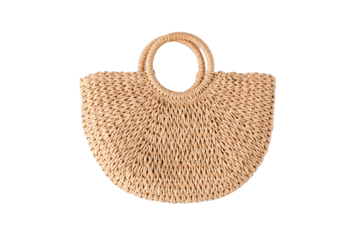 Handgefertigte Basttasche Boho